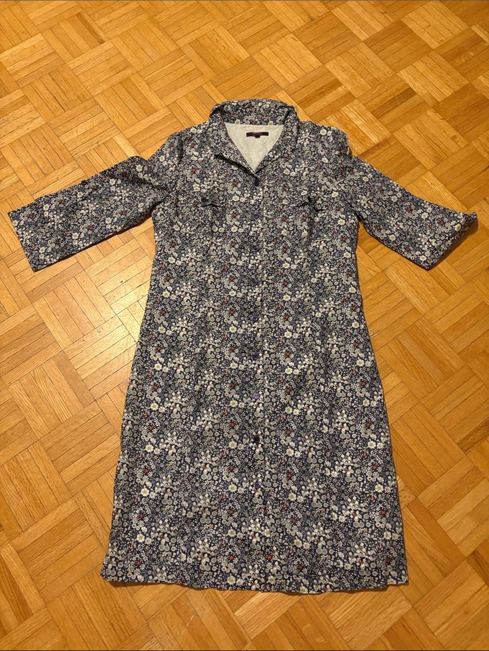Liberty art fabrics Floral Button-Front Women’s Dress